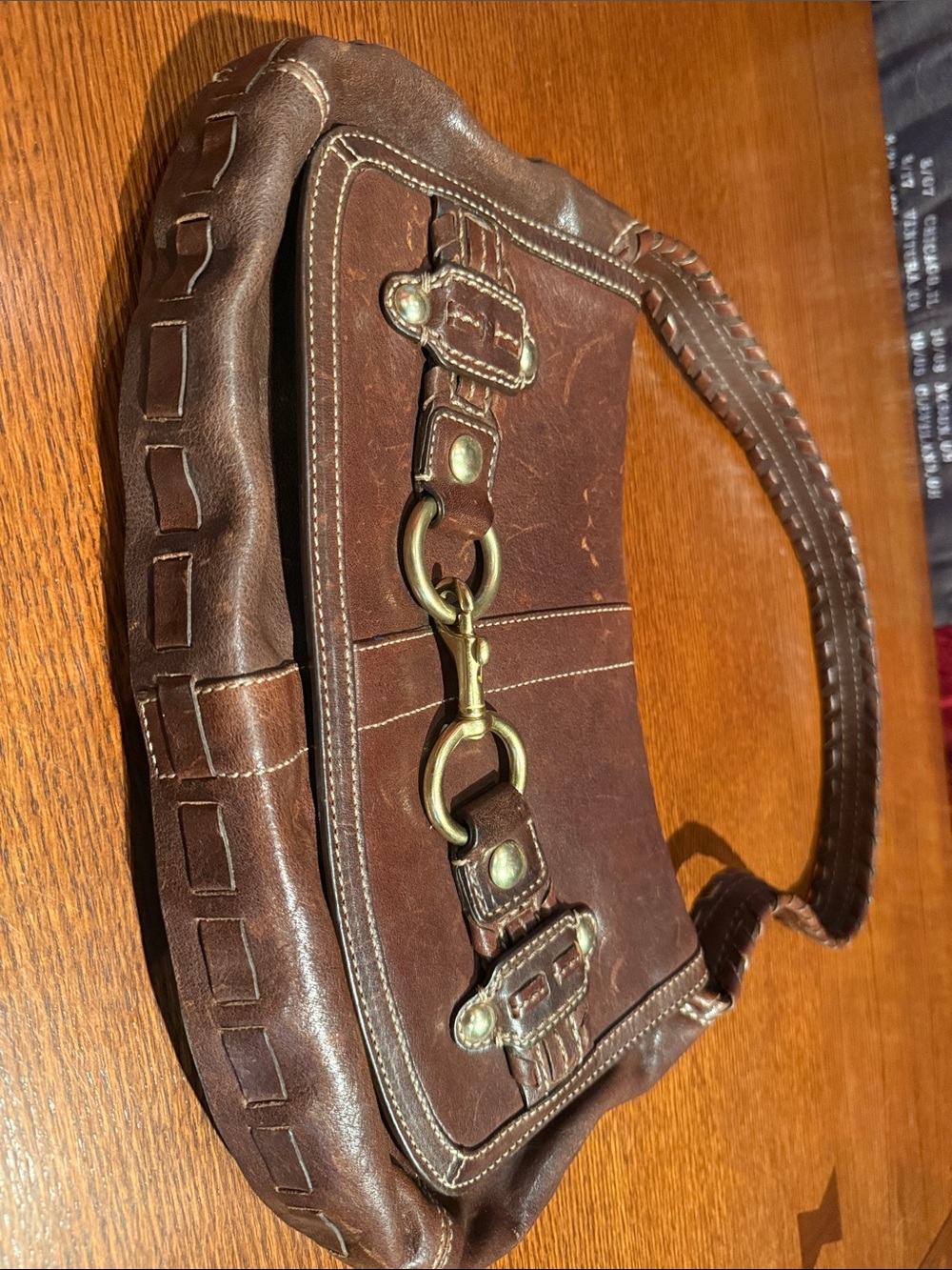 Vintage Coach 11226 Horsebit Ergo Shoulder Bag and Satin Coach Brand Lining